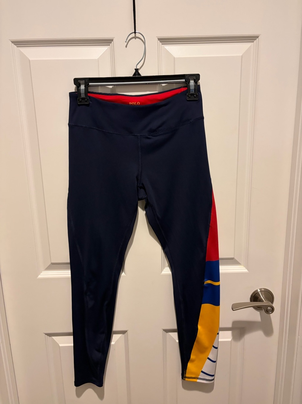 Polo by Ralph Lauren women’s Navy Colorblock Athletic Leggings